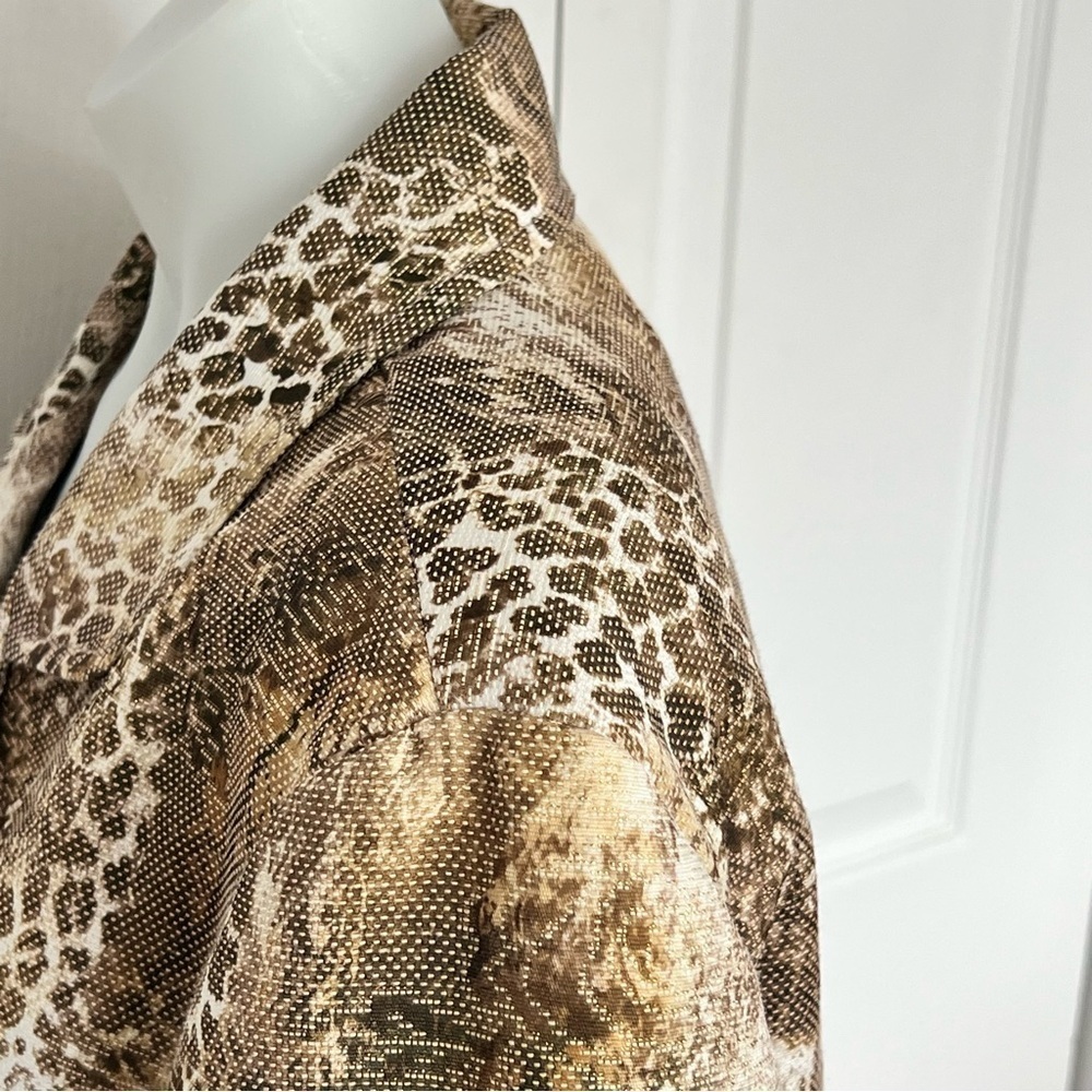 Joseph Ribhoff Snake Print Jacket Size 14 - Picture 7 of 15